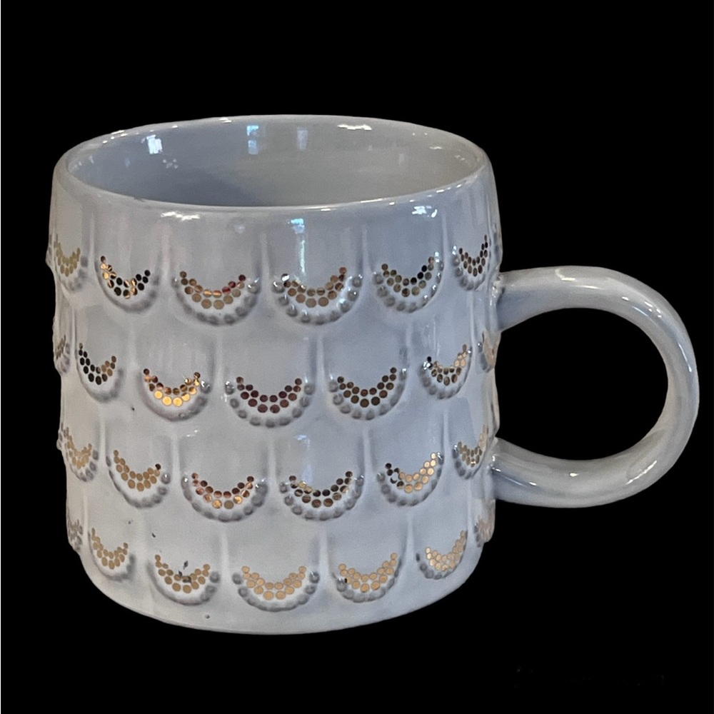 Starbucks Coffee Mug 2016 Anniversary Collection Mermaid Gold Scales (preowned)